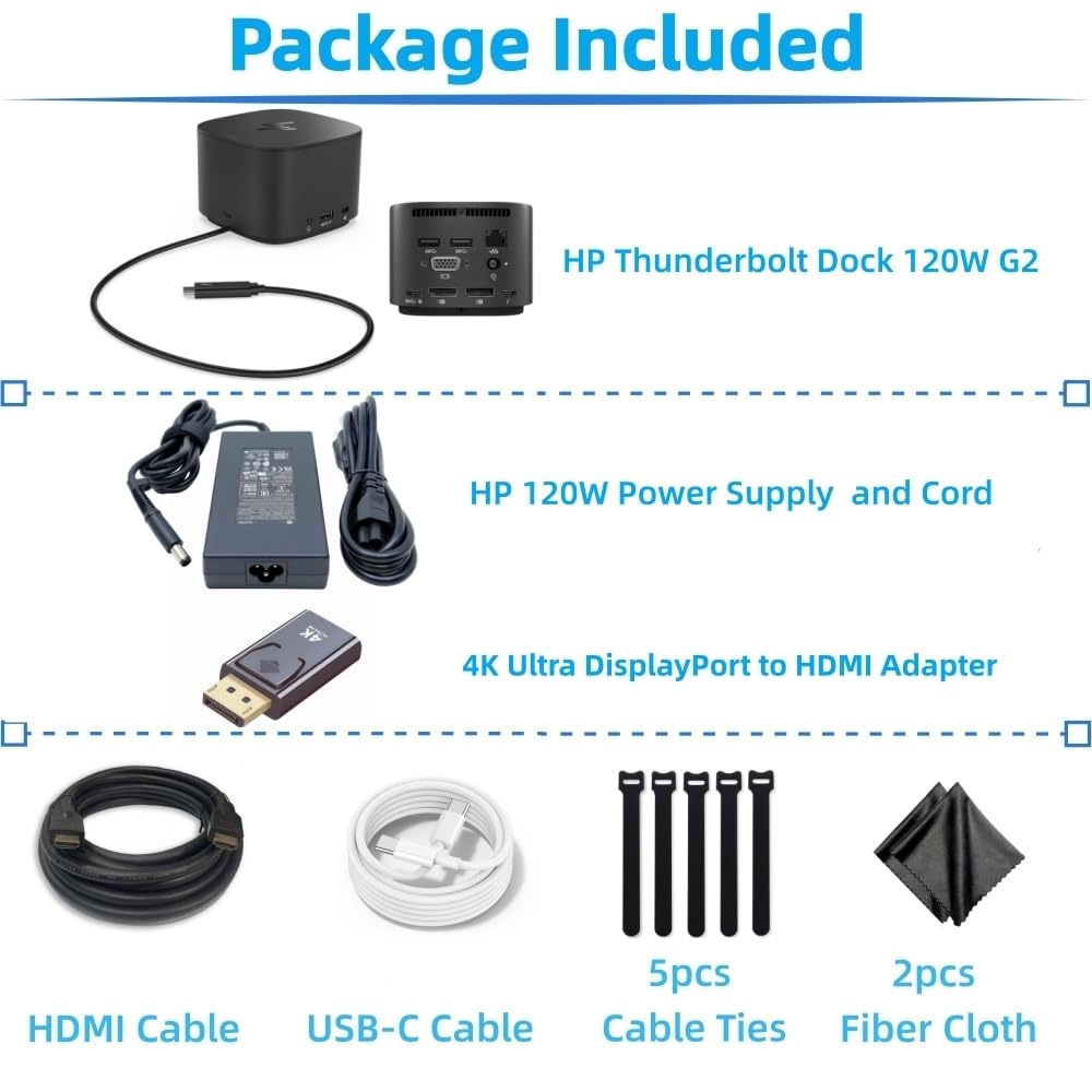 Amazon.com: Genuine HP Thunderbolt Dock 120W G2 Docking Station